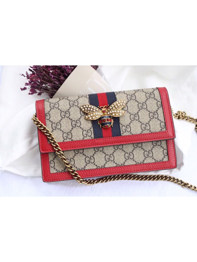 Gucci Queen Margaret GG mini bag ‎476079 Red