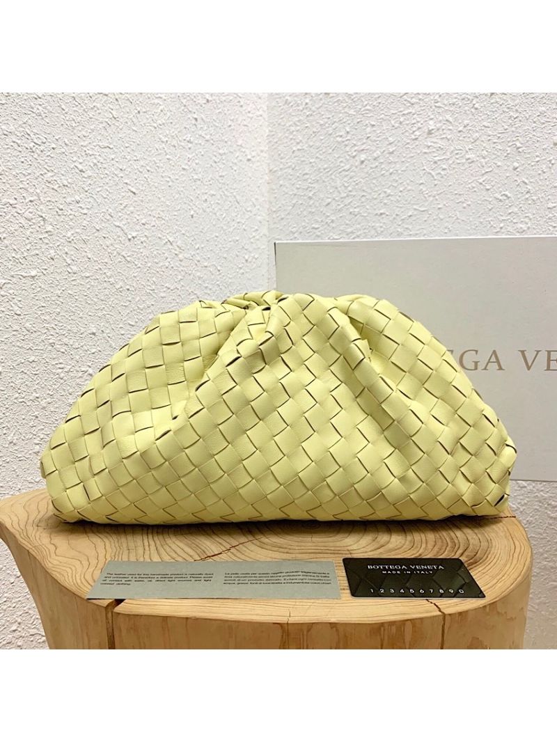 Bottega Veneta BV The Pouch Intrecciato 576175 Yellow