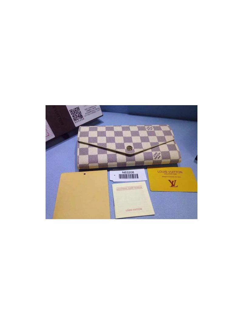 Louis Vuitton LV Sarah Wallet Damier Azur
