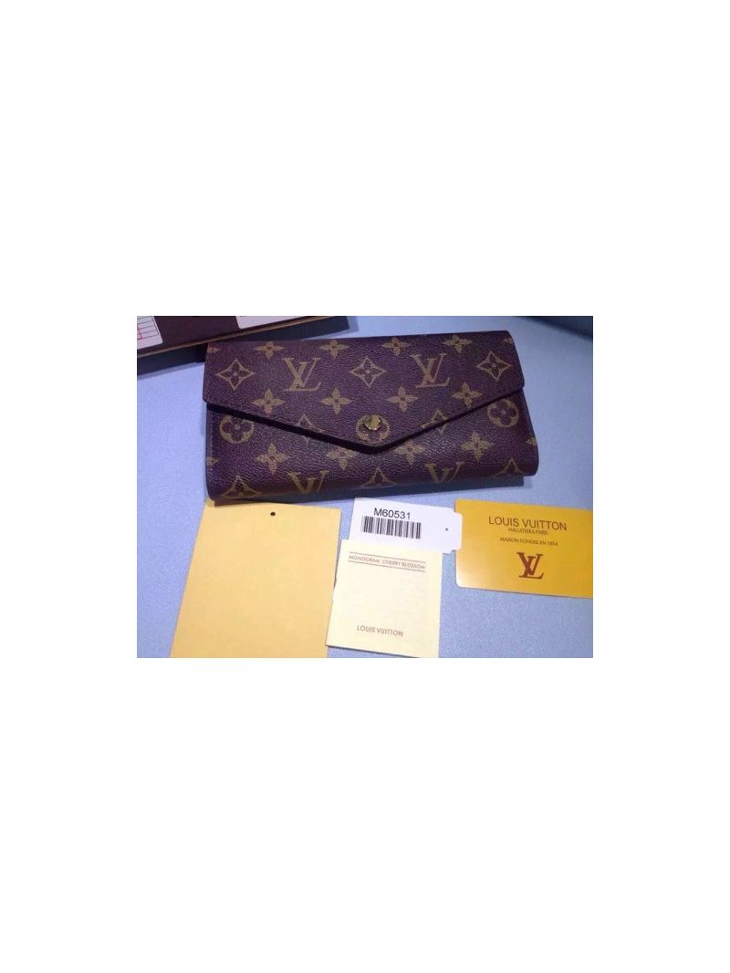 Louis Vuitton LV Sarah Wallet Monogram Canvas
