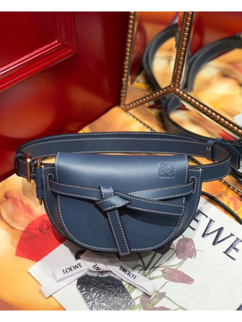 Loewe Gate bumbag in Soft Calfskin 271922 Blue