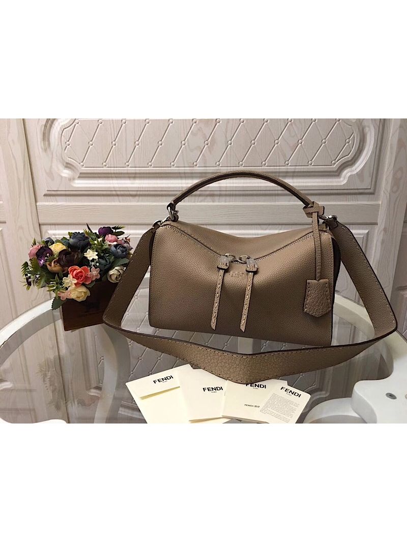 Fendi Lei Selleria Boston Bag 8BL137 Rope