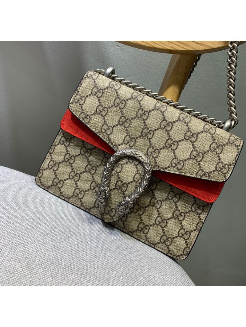 Gucci mini Dionysus GG supreme 421979 Red