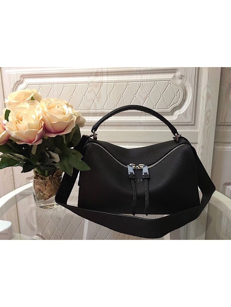 Fendi Lei Selleria Boston Bag 8BL137 Black