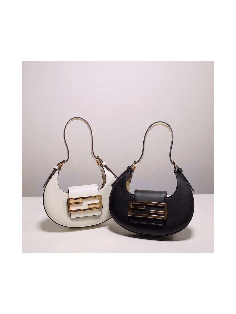 Fendi Cookie Black leather mini bag 8BS065