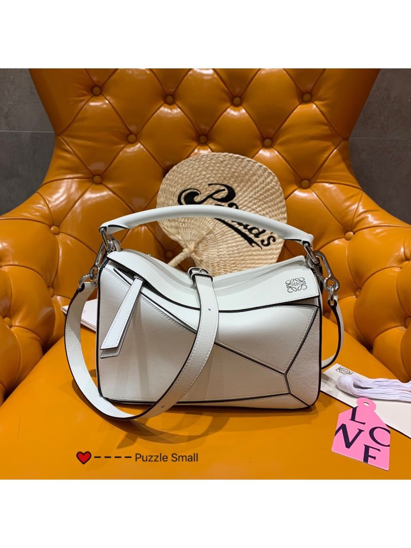 Loewe Puzzle Small Bag 98895 White