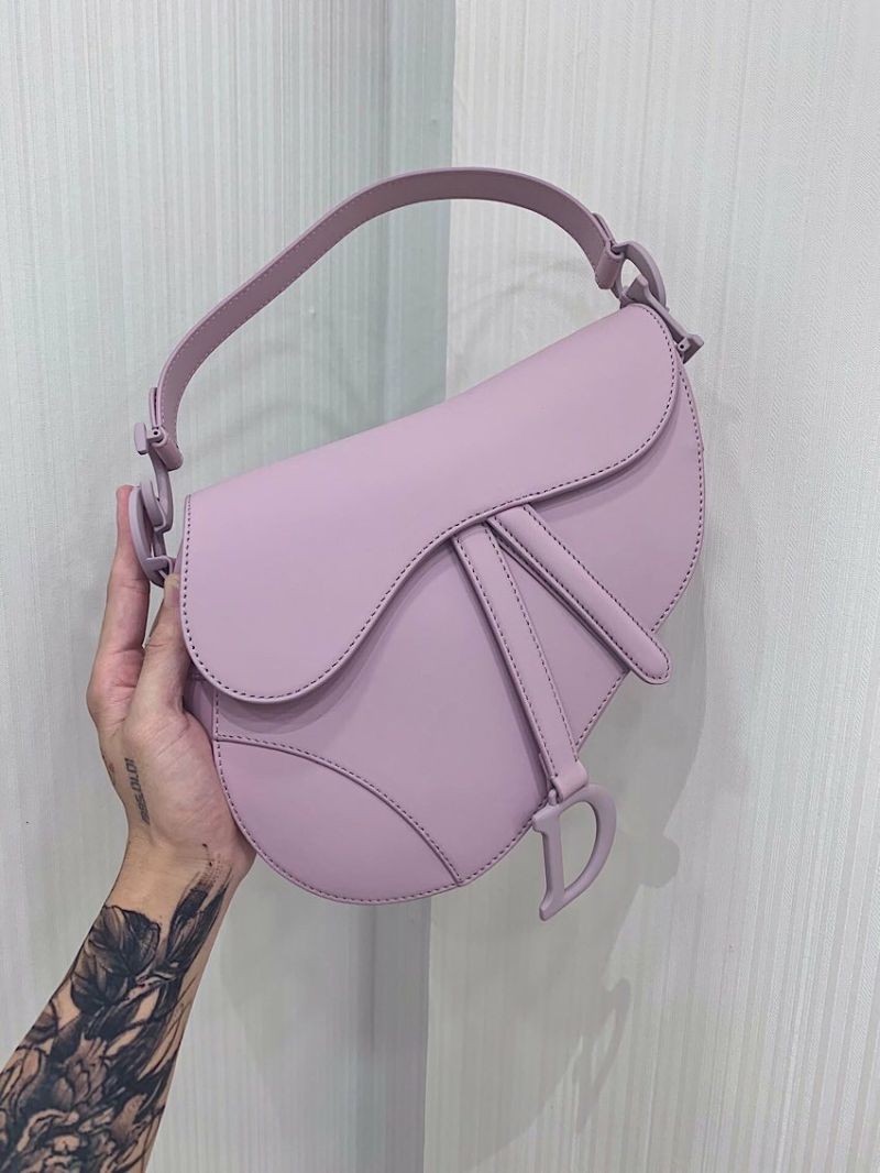 Dior Saddle Ultra-Matte Bag M0446 Lavender