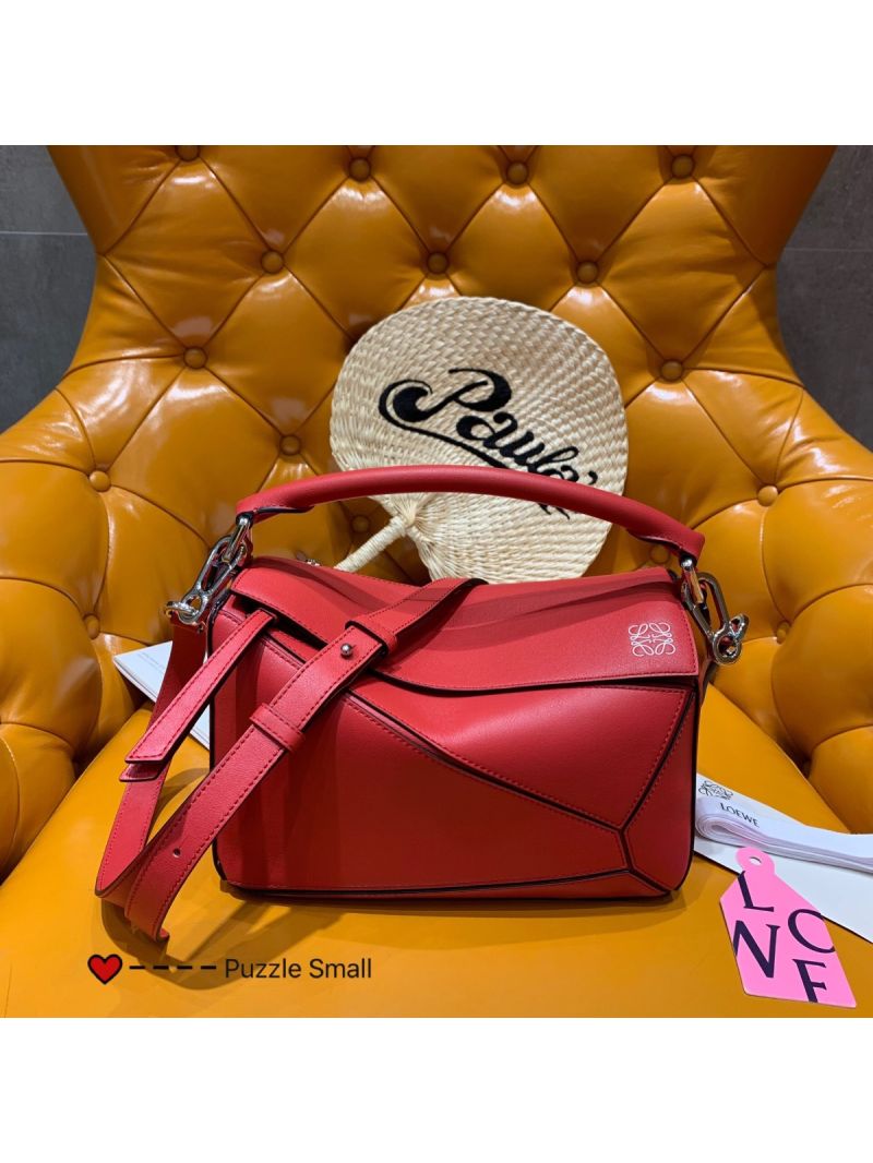 Loewe Puzzle Small Bag 98895 Red