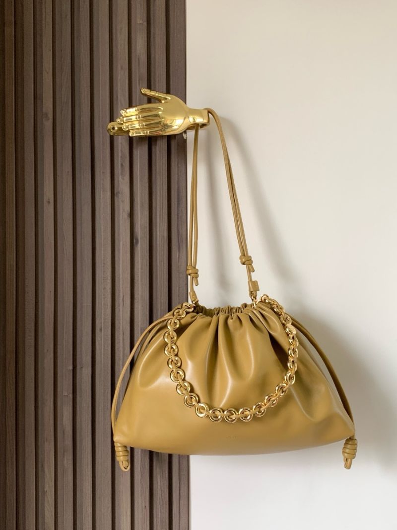 Loewe Large Flamenco Purse in Mellow Nappa Lambskin A411F9088 Sahara