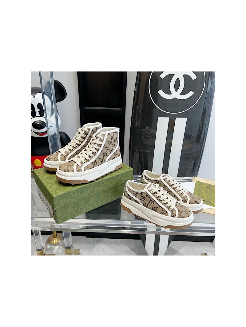 Gucci Women's GG Tennis Sneaker Chunky Sole746766 746768 09