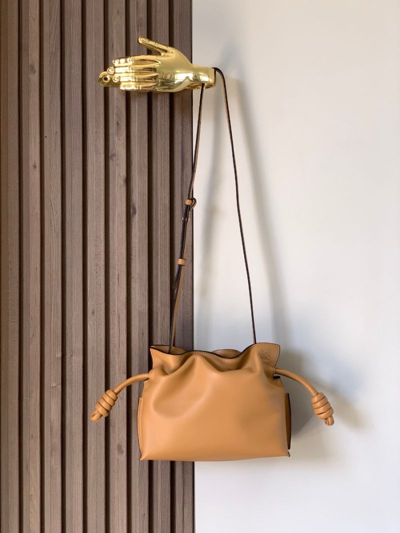 Loewe Flamenco Clutch In Nappa Calfskin A411FC1 Warm Desert