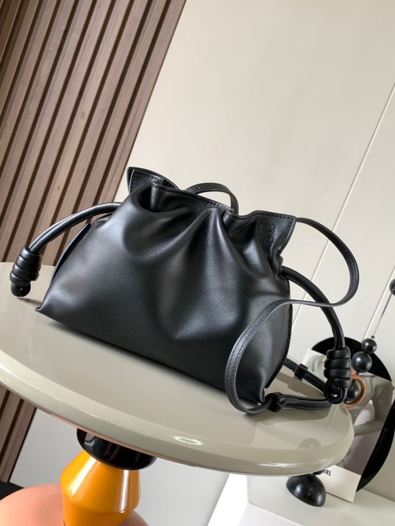 Loewe Flamenco Clutch In Nappa Calfskin A411FC1 Black