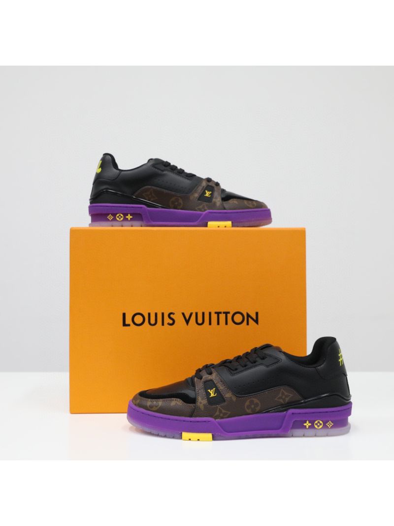 Louis Vuitton LV Trainer Sneaker 1A8ZQJ Ebene Men Women