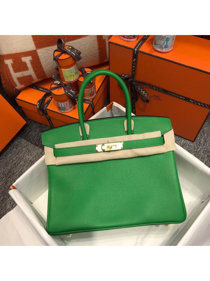 Hermes Birkin 30 35 Bamboo Green Togo Leather