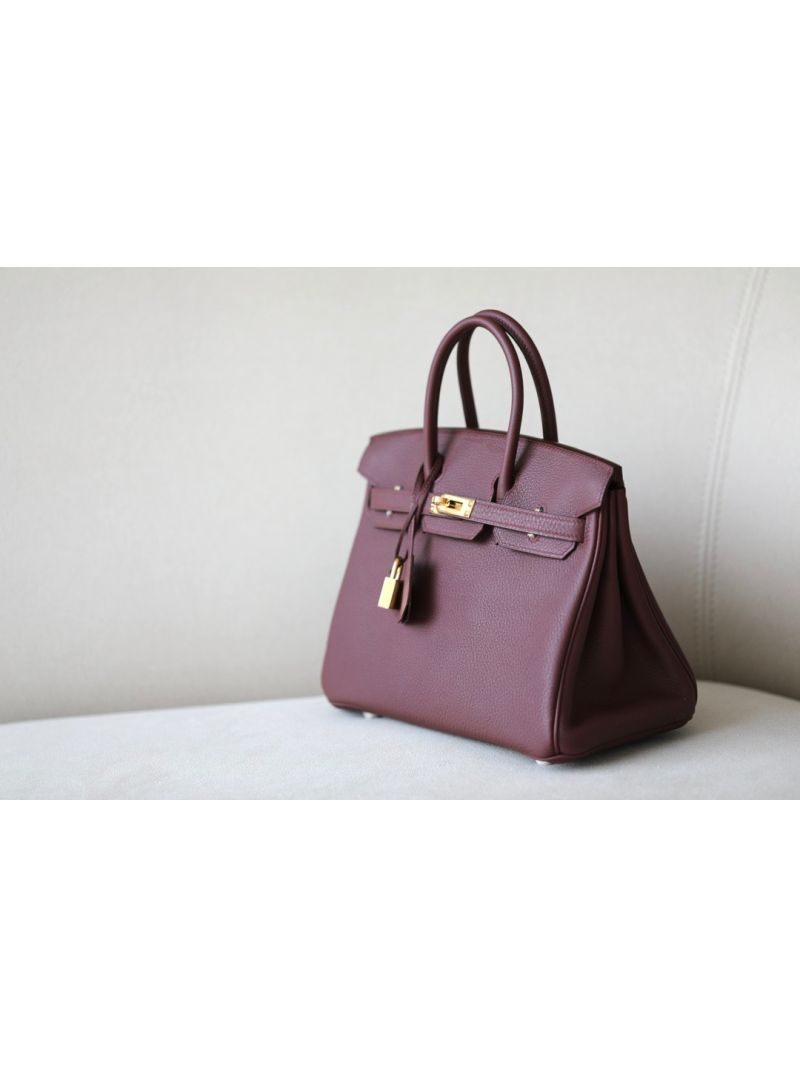 Hermes Birkin Bordeaux Togo Leather