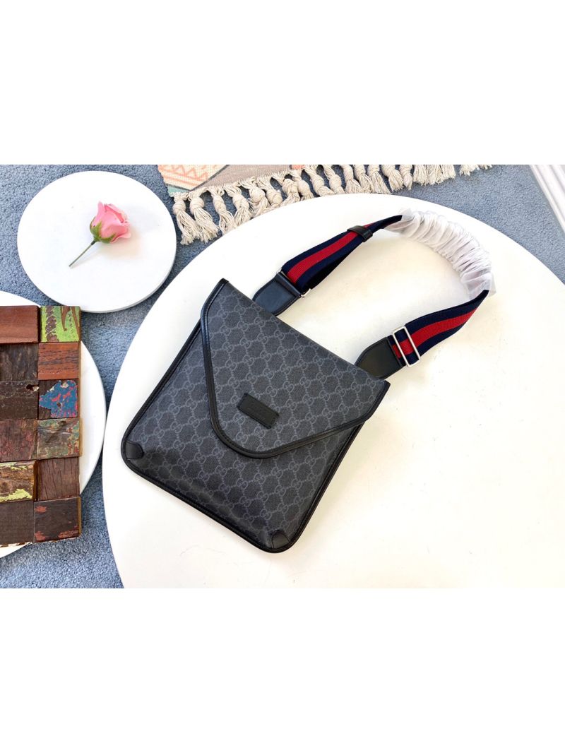 Gucci Neo Vintage GG Medium Messenger 598604 Black
