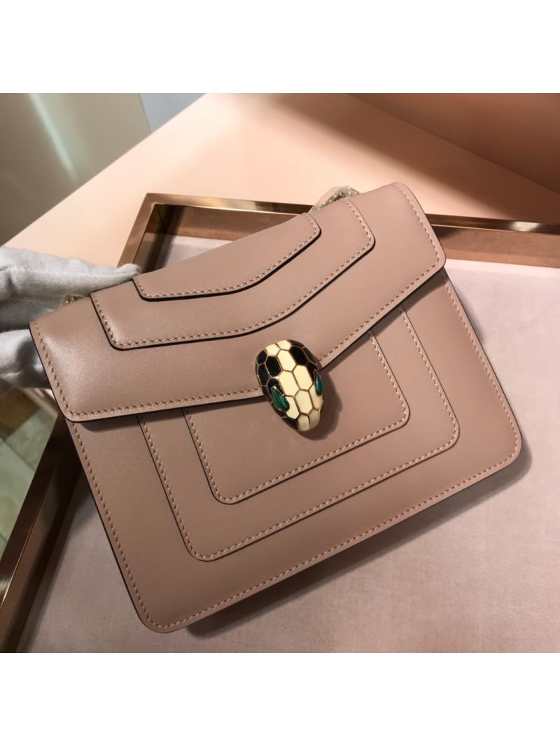 Bvlgari Serpenti Forever Flap Cover Bag 34559 Rose Poudre