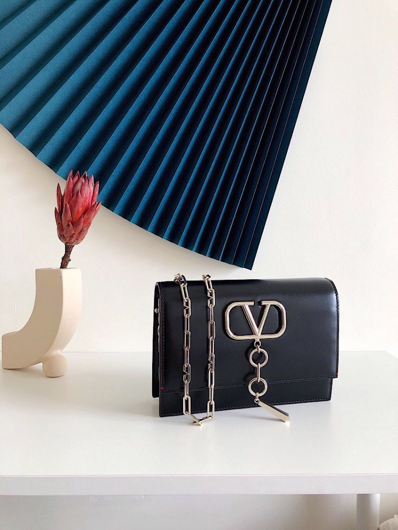 Valentino Garavani Small VCASE Smooth Calfskin Bag Black