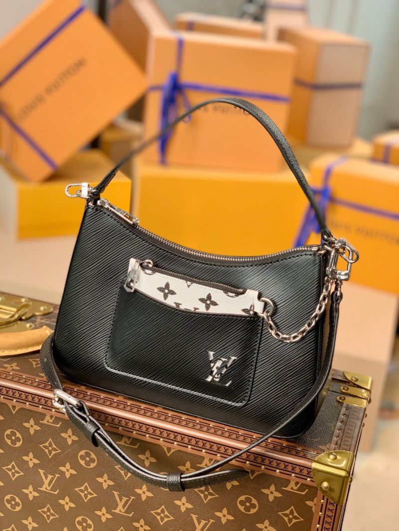 Louis Vuitton LV Marelle Bag in Epi Leather M80689 Black