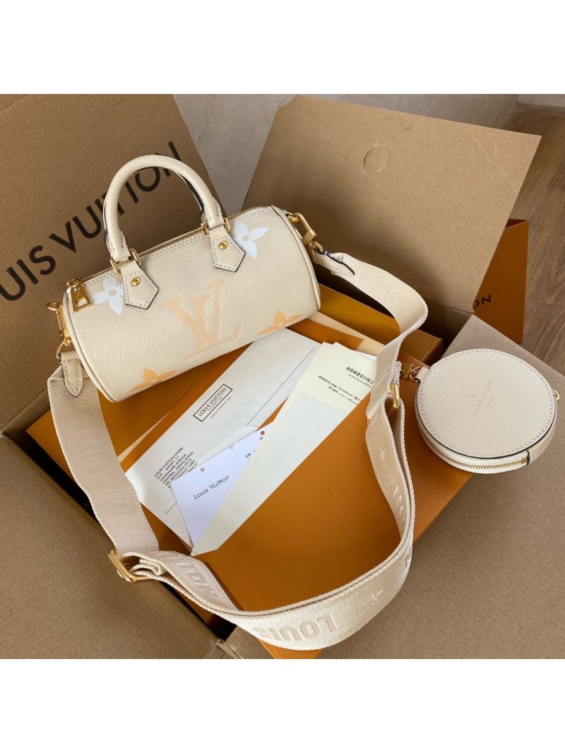 Louis Vuitton LV Papillon BB M45708 Creme Safran
