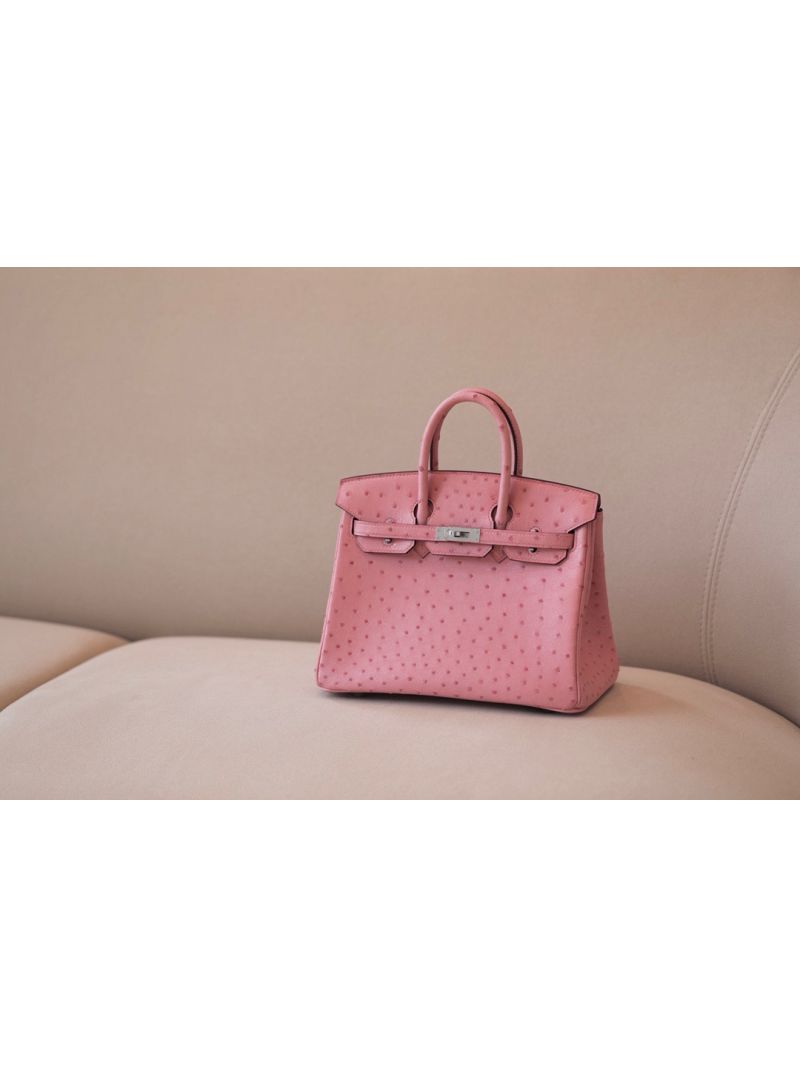 Hermes Birkin Sakura Ostrich Leather