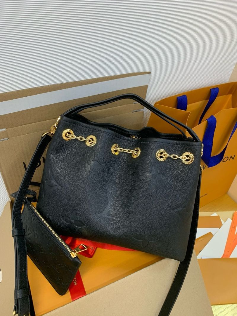 Louis Vuitton LV Bundle Bag Monogram Empreinte Leather M25452 Black