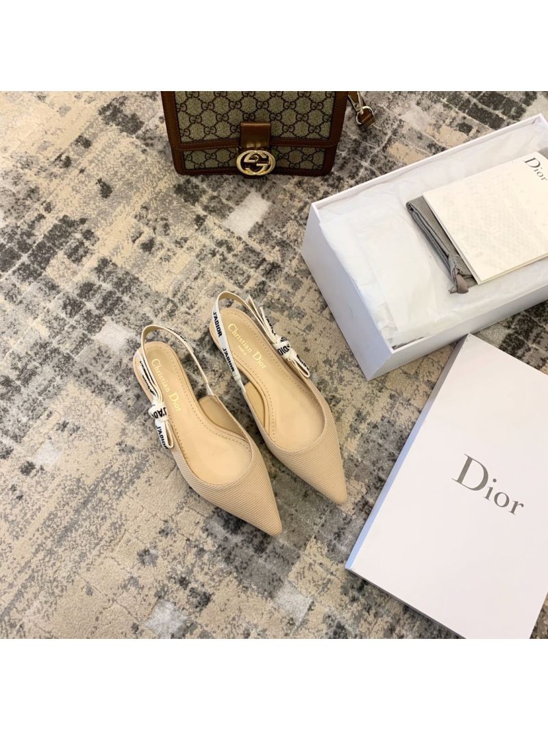 Dior J'adior Ballerina Flat KCB384 Nude