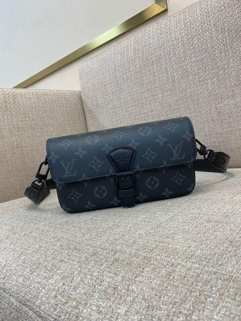 Louis Vuitton LV M83567 Montsouris Wearable Wallet Monogram Eclipse