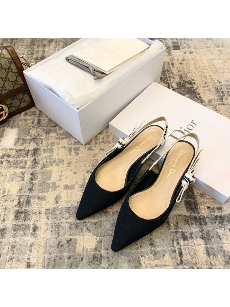 Dior J'adior Ballerina Flat KCB384 Black