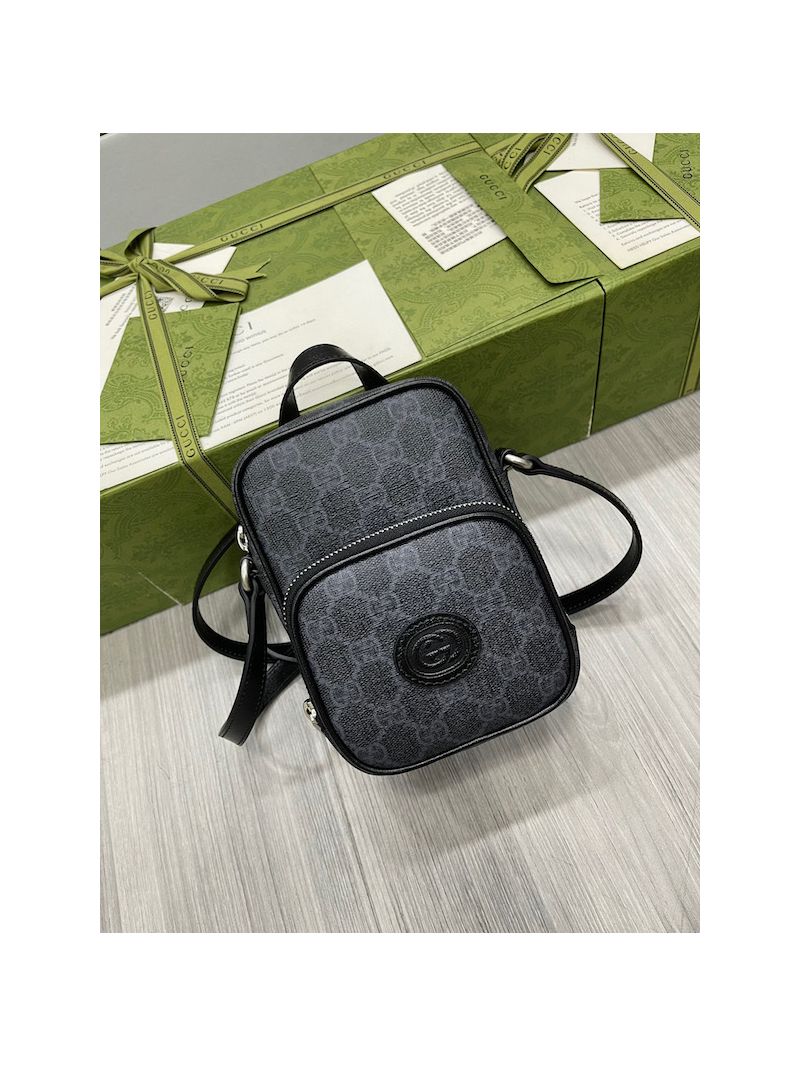 Gucci Mini bag with Interlocking G 672952 Black GG Supreme