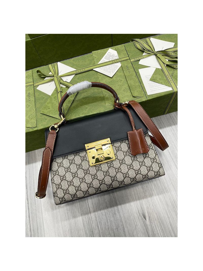 Gucci Padlock GG Supreme Top Handle Bag 453188