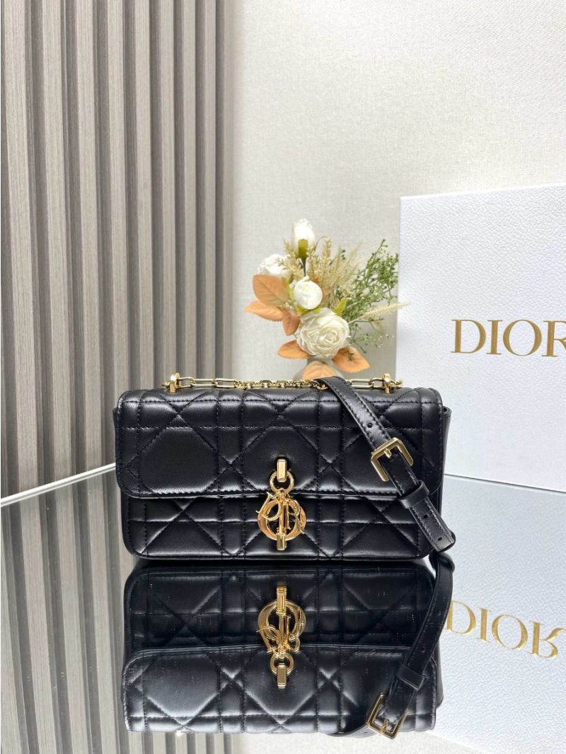 Dior Miss Daisy Mini Bag Black Macrocannage Lambskin S3300U