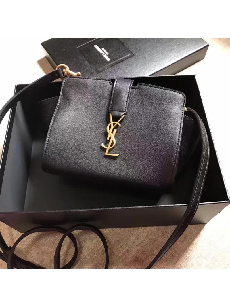 YSL Yves Saint Laurent Toy Cabas Bag in Black