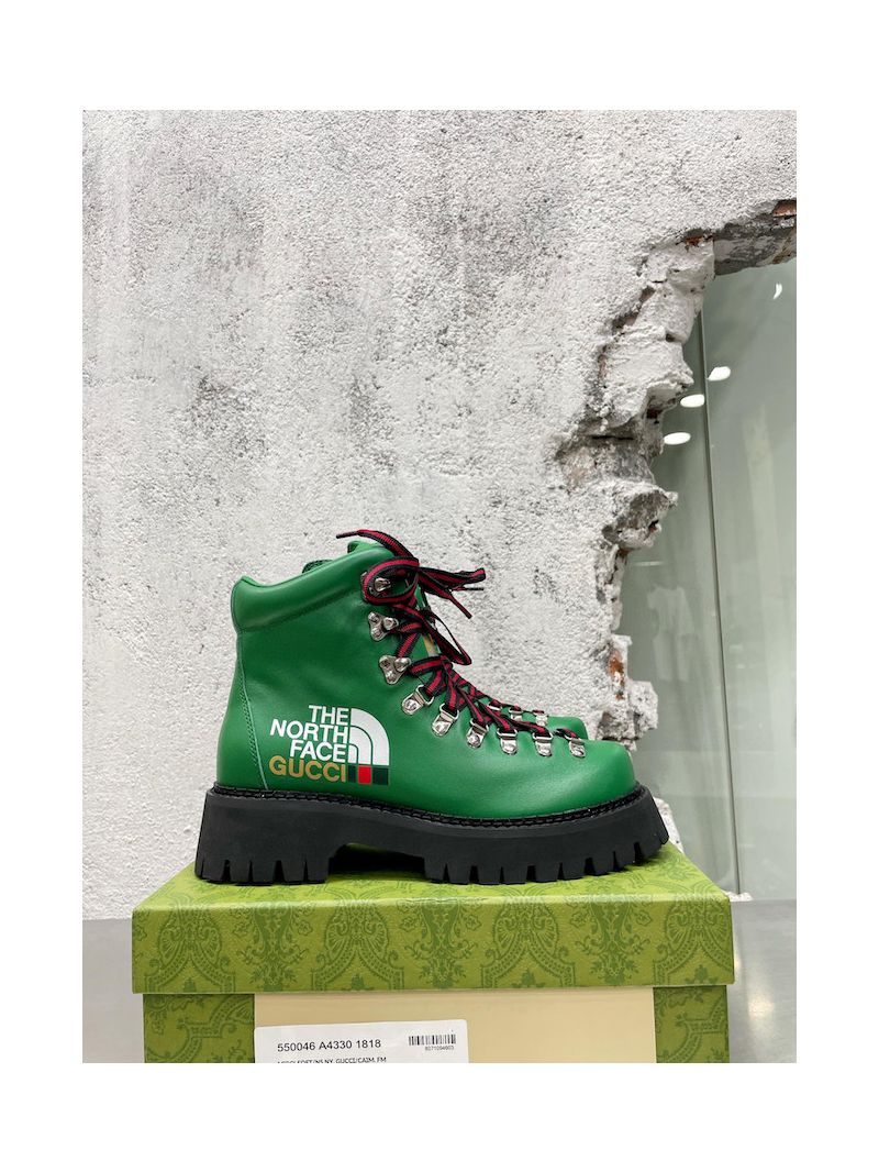 Gucci x The North Face Men Women's boot 679927 Leather