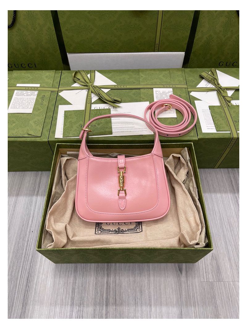 Gucci Jackie 1961 Mini Hobo Bag 637091 Pink