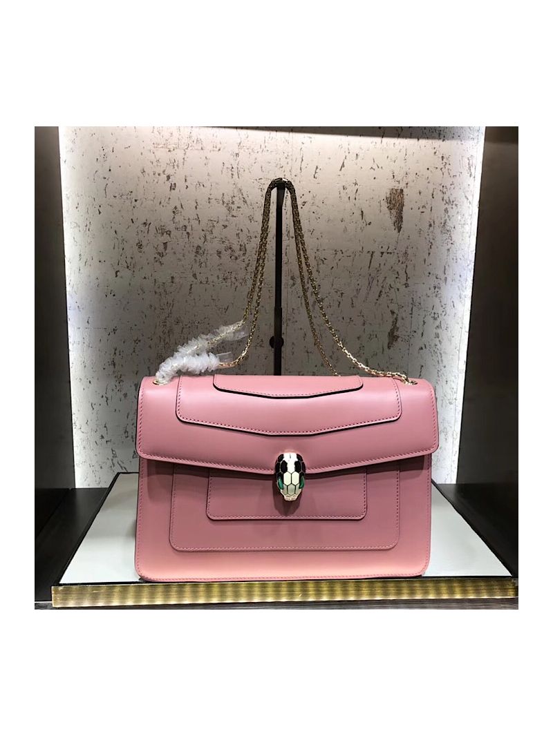 Bvlgari Serpenti Forever Flap Cover Bag 284954 Zephyr Quartz