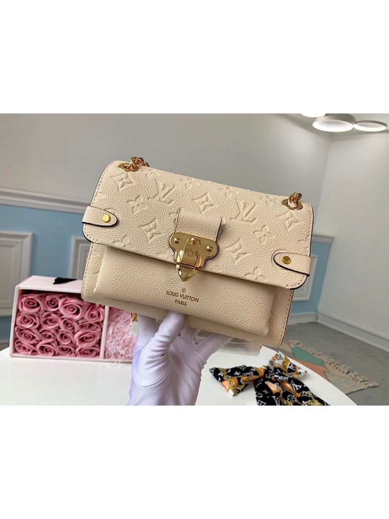 Louis Vuitton LV Vavin BB Monogram Empreinte Leather M44550 Creme