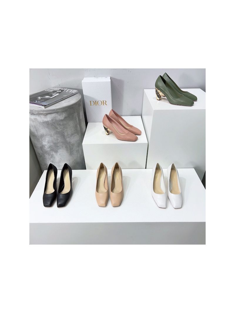 Dior Rhodes Pump in Black Calfskin KCP925