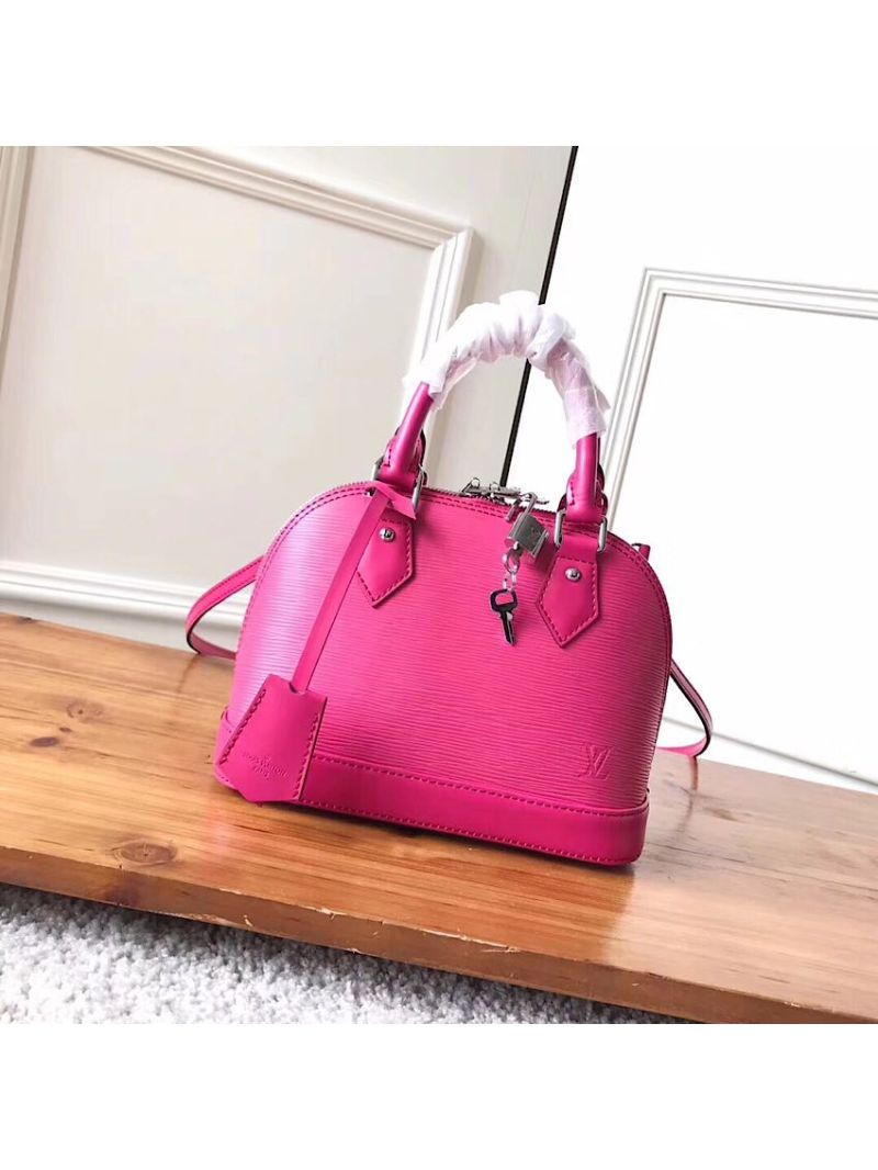 Louis Vuitton LV Alma Epi Leather BB PM M41160 Pink