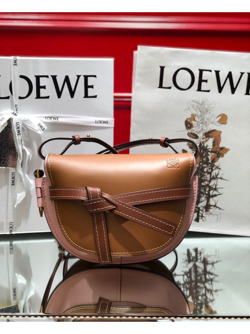 Loewe Gate Small Bag 397511 Amber/Pink