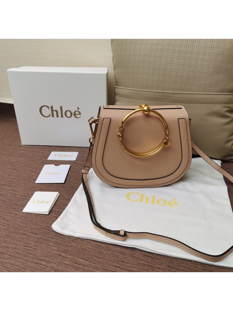 Chloe Nile Bracelet Bag Biscotti Beige