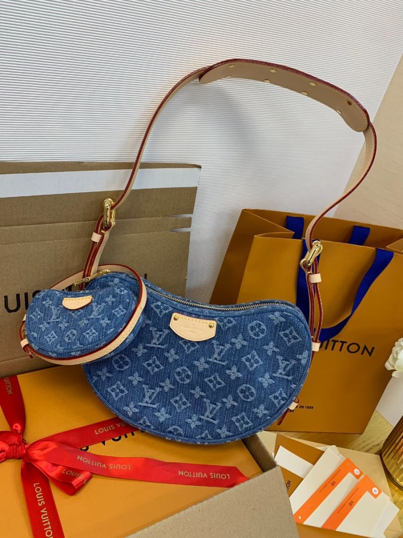 Louis Vuitton LV Croissant MM Monogram Denim M46856