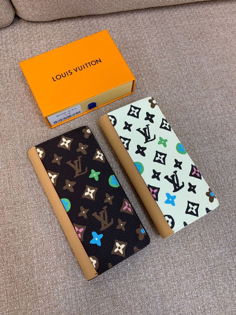 Louis Vuitton LV Brazza Wallet M83335 Monogram Craggy