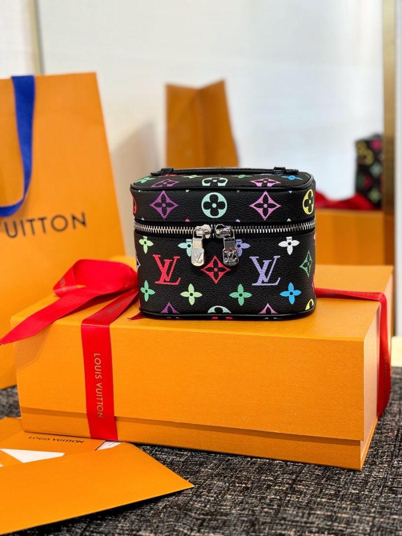 Louis Vuitton LV x TM Nice Nano M14033 LV x Murakami Multicolored Black