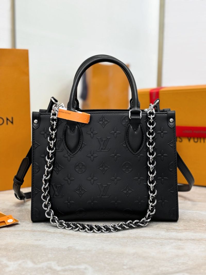 Louis Vuitton LV SS25 Collection OnTheGo Monogram debossed leather PM M14576