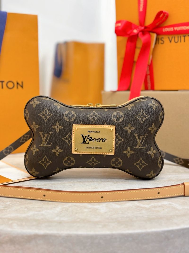 Louis Vuitton Bone Mini Bag Monogram Canvas with LV Lovers Plaque M12615