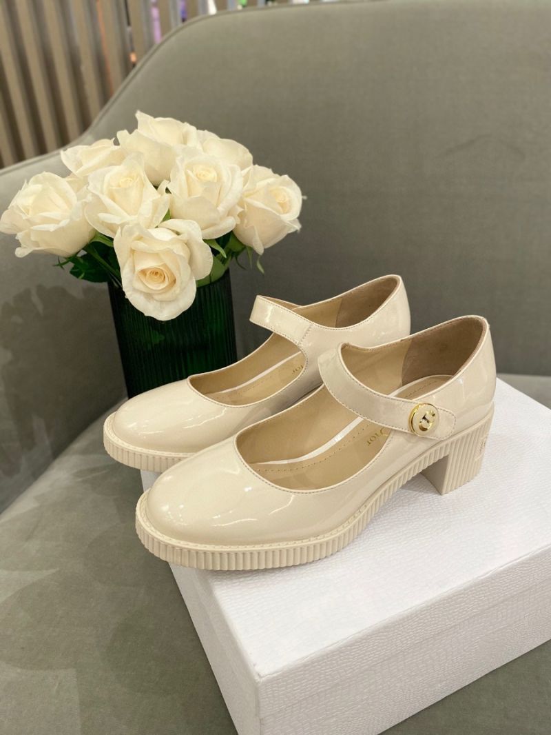 Dior D-Doll Pump White Shiny Calfskin KCP909