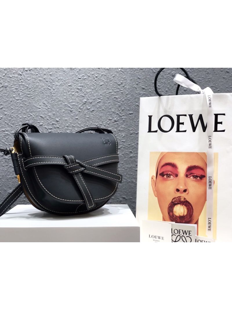 Loewe Gate Small Bag 397511 Ink Blue