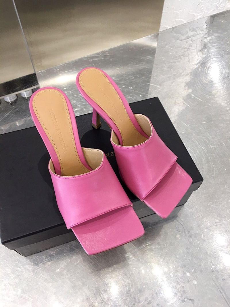 Bottega Veneta BV Stretch Sandals 610538 Pink