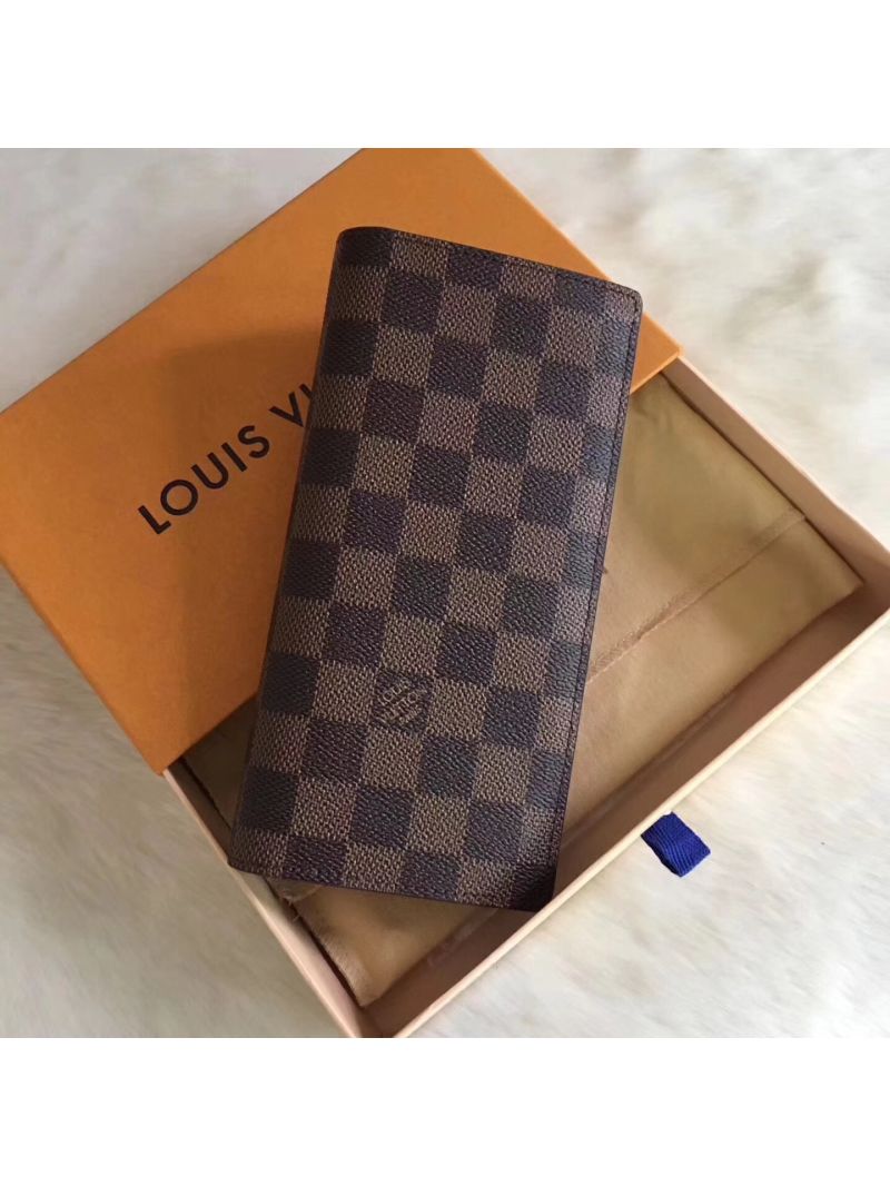 Louis Vuitton LV Brazza Wallet Damier Ebene